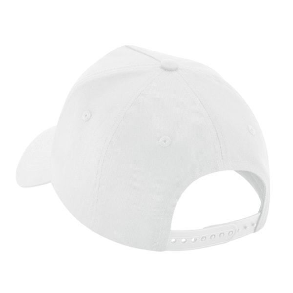 Beechfield Unisex Adult Urbanwear 6 Panel Snapback Cap One Size White One Size