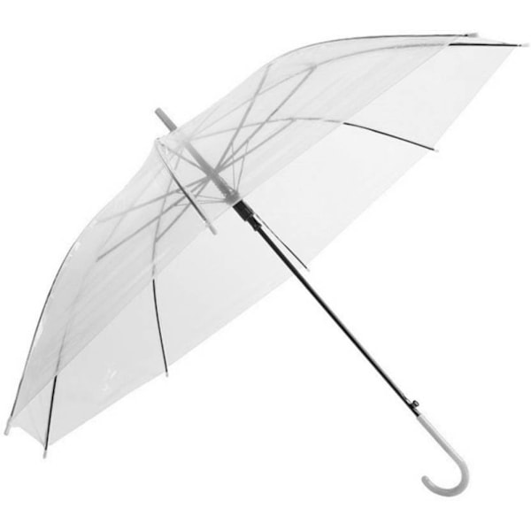Bullet 23in Kate Transparent Automatisk Paraply (2-pack) 83 Transparent White 83 x 98 cm
