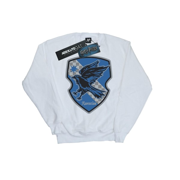 Harry Potter Herr Ravenclaw Crest Flat Sweatshirt L Vit White L