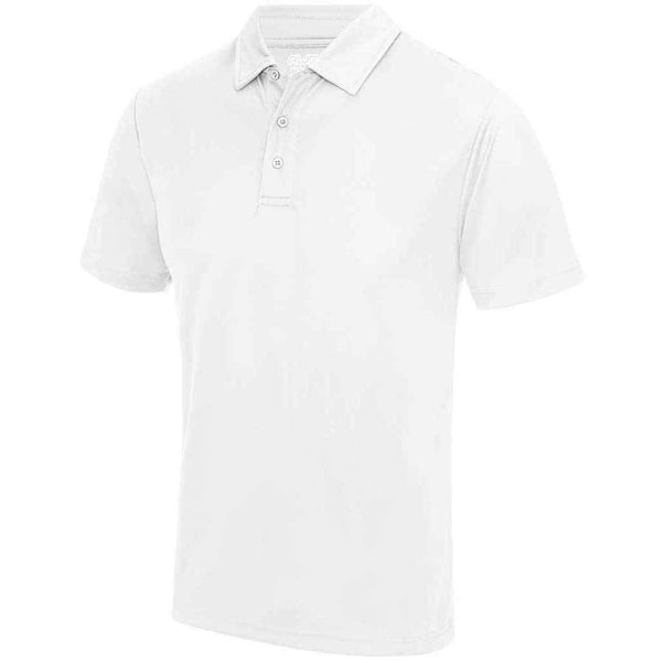 AWDis Cool Mens Moisture Wicking Polo Shirt 3XL Arctic White Arctic White 3XL