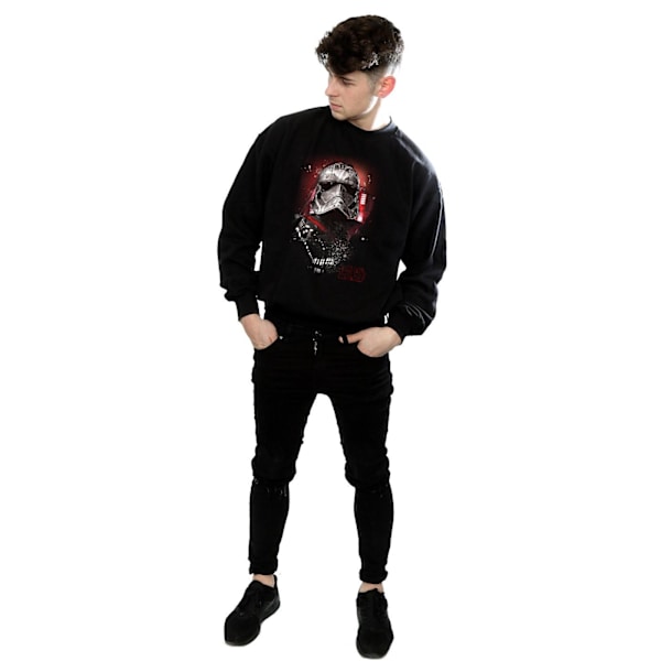 Star Wars The Last Jedi Captain Phasma Borstad Sweatshirt för Män Black M