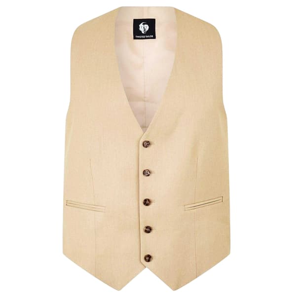 Twisted Tailor Herr Slim Västar 44 i Neutral Neutral 44 in