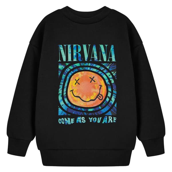 Nirvana Barn/Barn Kom Som Du Är Tröja 7-8 År Svart Black 7-8 Years