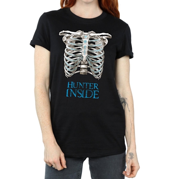 Supernatural Dam/Damer Hunter Inside Bomull Boyfriend T-Shi Black S