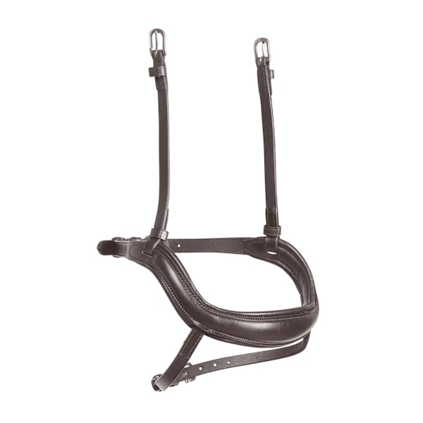 Velociti Ergonomisk Läder Häst Flash Nosgrimma Ponny Havanna Havana Pony