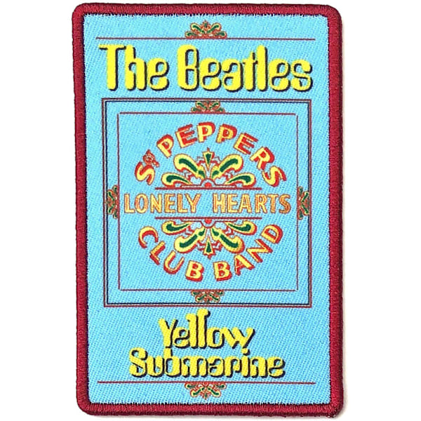 The Beatles Yellow Submarine Lonely Hearts Patch One Size Sky B Sky Blue One Size