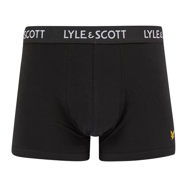 Lyle & Scott Herr Miller Regular Boxer Briefs (5-pack) L Svart Black/Navy/Grey L
