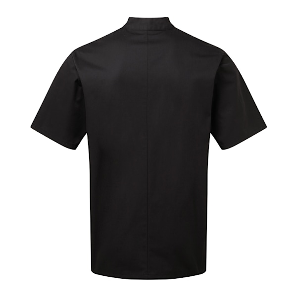 Premier Vuxen Unisex Essential Kortärmad Kockjacka 4XL B Black 4XL