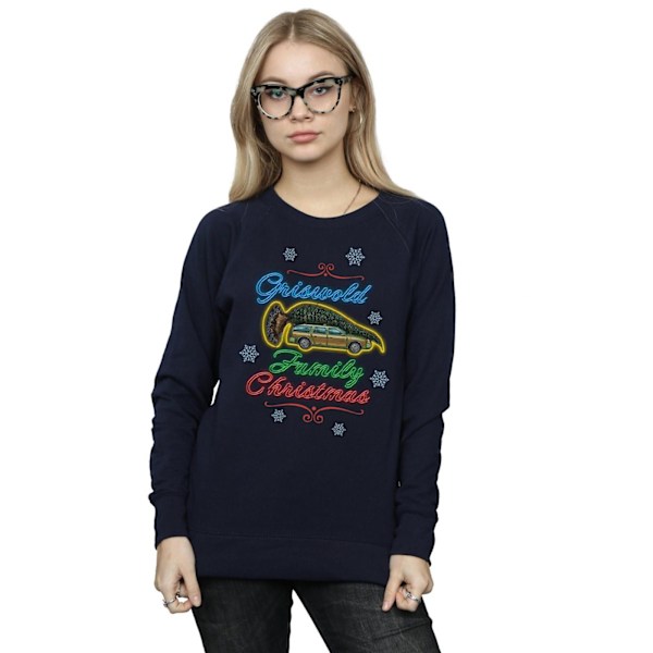 National Lampoon's Christmas Vacation Dam/Damer Griswold Familj Jultröja XXL Marinblå Navy Blue XXL