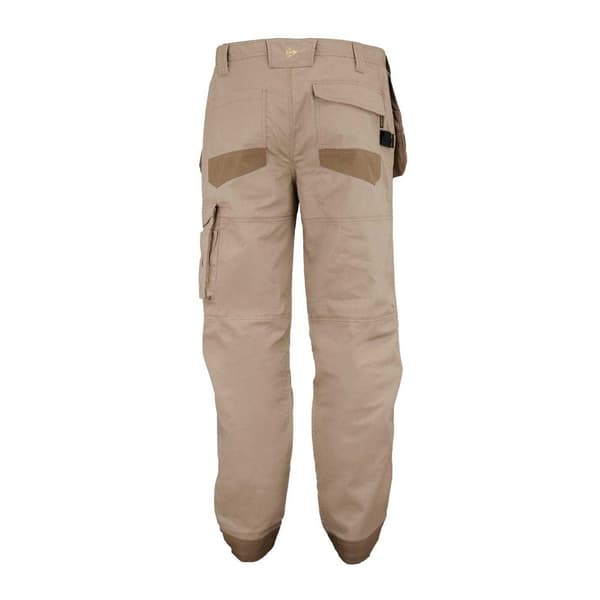 Dunlop Arbetsbyxor för män S Beige Beige S