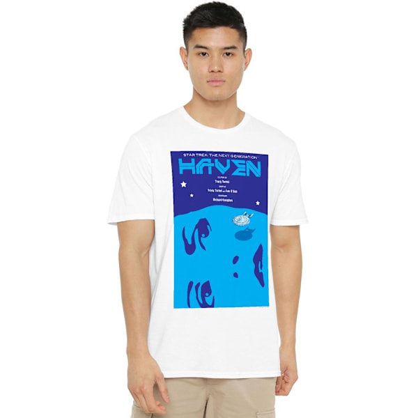 Star Trek Herr The Next Generation Säsong 1 Avsnitt 11 T-Shirt White 5XL