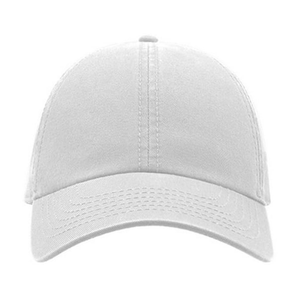 Atlantis Action 6 Panel Chino Baseball Cap One Size Vit White One Size