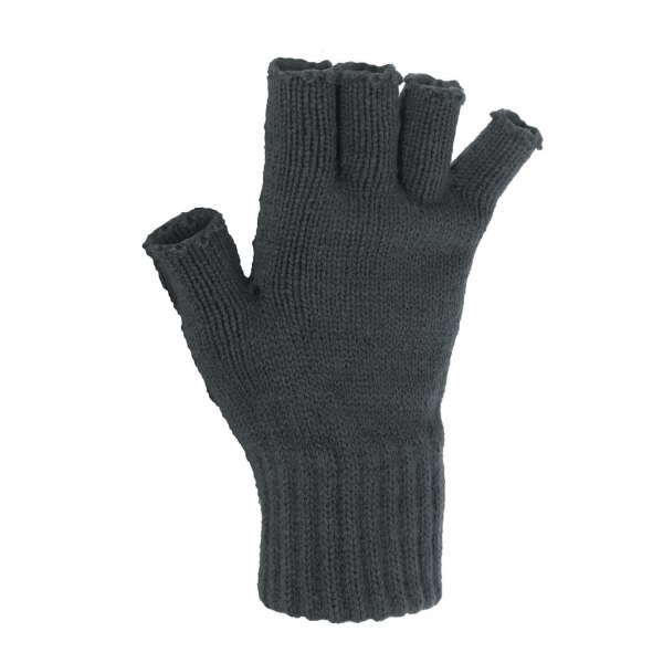 FLOSO Dam/Dam Vinter Fingerless Handskar One Size Charcoal Charcoal One Size