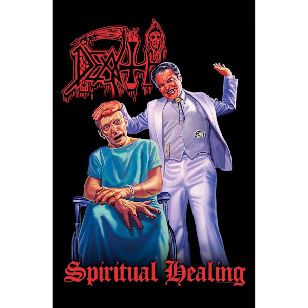 Death Note Spirituell Healing Textil Affisch 106cm x 70cm Svart/ Black/Red 106cm x 70cm