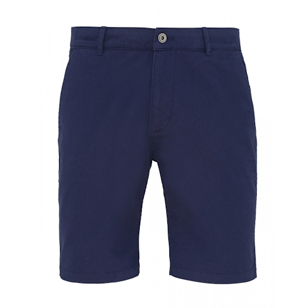 Asquith & Fox Herrkläder Casual Chino Shorts 2XL Marinblå Navy 2XL