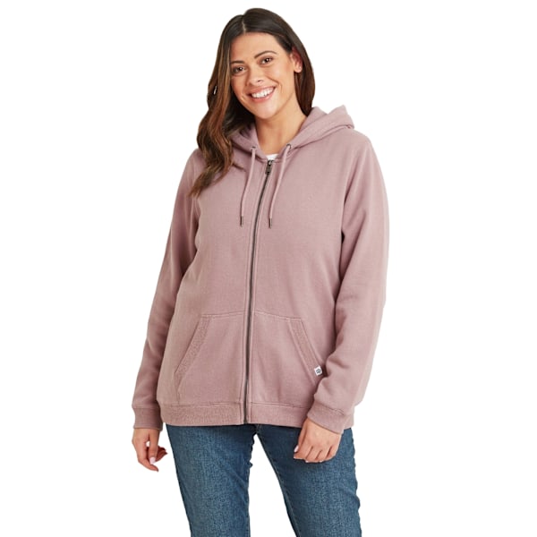 TOG24 Dam/Kvinnor Mia Full Zip Hoodie 20 UK Faded Pink Faded Pink 20 UK