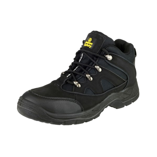 Amblers Unisex Steel FS151 SB-P Mid Boot / Herr Dam Stövlar 4 Black 4 UK