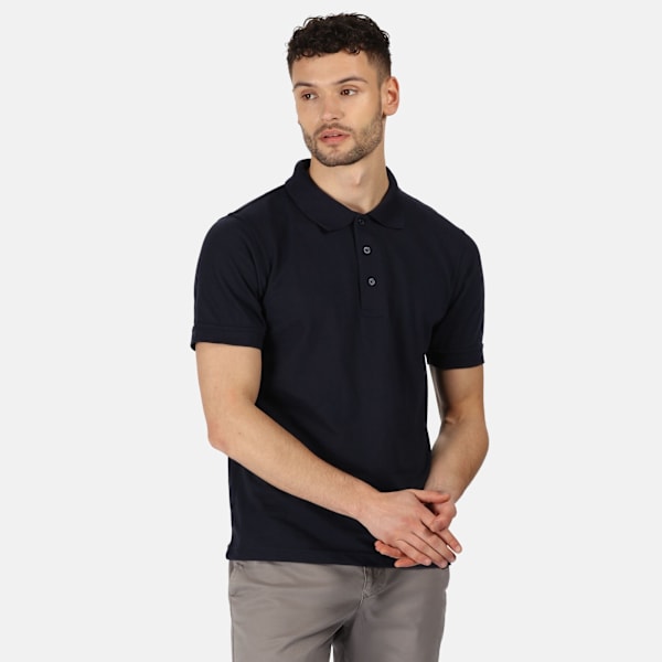 Regatta Professional Mens Classic 65/35 Kortärmad Poloskjorta Navy M