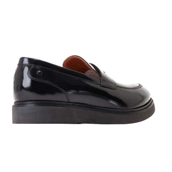 Base London Sid Läder Penny Loafers Herr 7 UK Svart Black 7 UK
