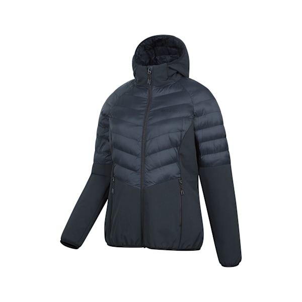 Mountain Warehouse Agile Vadderad Softshelljacka för Dam Black 18 UK