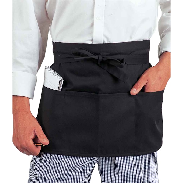 Dennys Unisex Vuxen Pengar Midje Förkläde One Size Svart Black One Size
