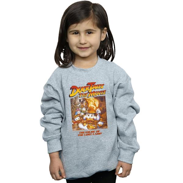 Disney Girls Duck Tales The Movie Sweatshirt 7-8 år Sports G Sports Grey 7-8 Years