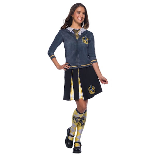 Harry Potter Flickor Hufflepuff Kostymkjol One Size Svart/Gul Black/Yellow/Grey One Size