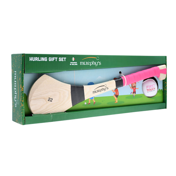 Murphys Hurling Stick Set 20in Rosa Pink 20in