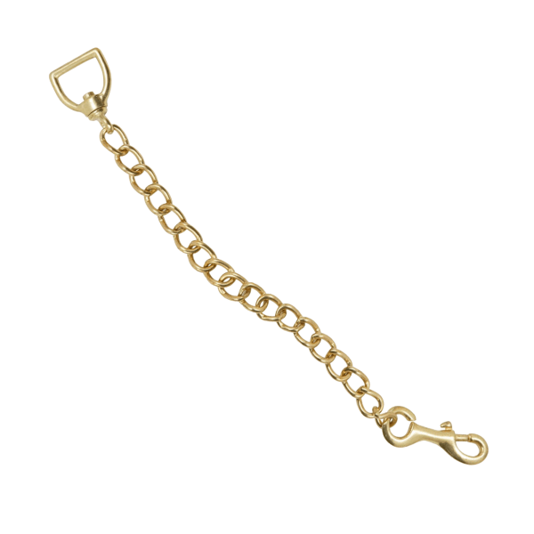 Shires Horse Newmarket Chain 24in mässing Brass 24in