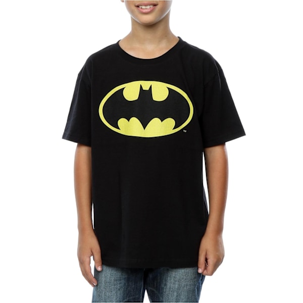 DC Comics Pojkar Batman Logotyp T-Shirt 7-8 År Svart Black 7-8 Years