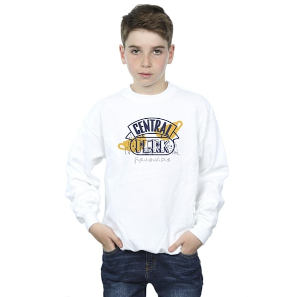 Friends Boys Central Perk Sweatshirt 12-13 år Vit White 12-13 Years