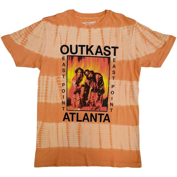 Outkast Unisex Vuxen Atlanta Tie Dye T-Shirt L Orange Orange L