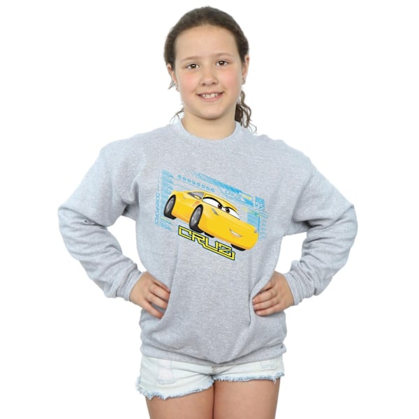 Disney Girls Cars Cruz Ramirez Sweatshirt 12-13 år Sports Grå Sports Grey 12-13 Years