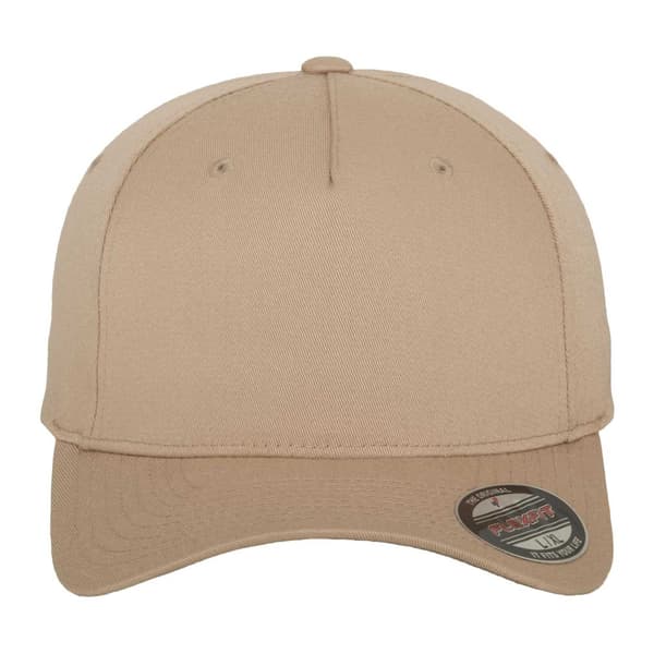 Flexfit 5-panels baseballkeps S-M Khakibrun Khaki Brown S-M