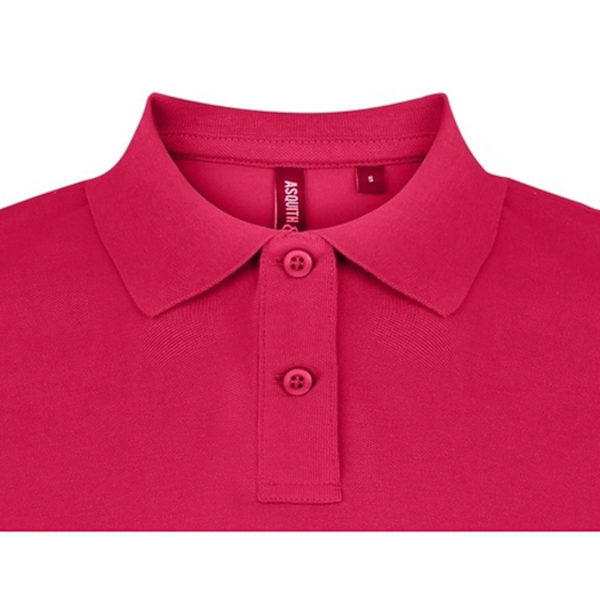 Asquith & Fox Dam/Damer Enfärgad Kortärmad Poloskjorta L Hot Hot Pink L