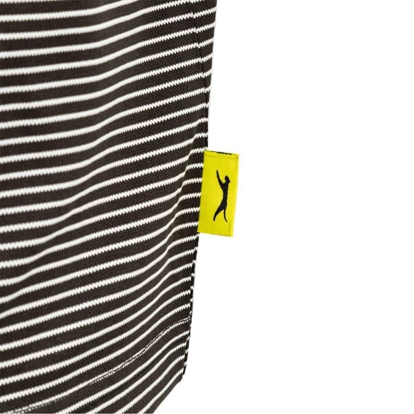 Slazenger Herr Micro-Stripe Golf Pikétröja L Svart Black L