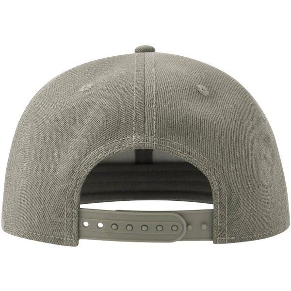 Atlantis Unisex Vuxen 6 Panel Hållbar Platt Topp Baseballkeps Grey One Size