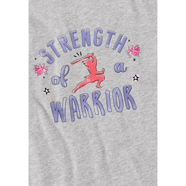 Mulan Barn/Ungdom Styrkan Hos En Krigare T-Shirt 12-13 År Sport Heather 12-13 Years