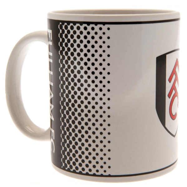 Fulham FC Fade Mug En Storlek Vit/Svart White/Black One Size