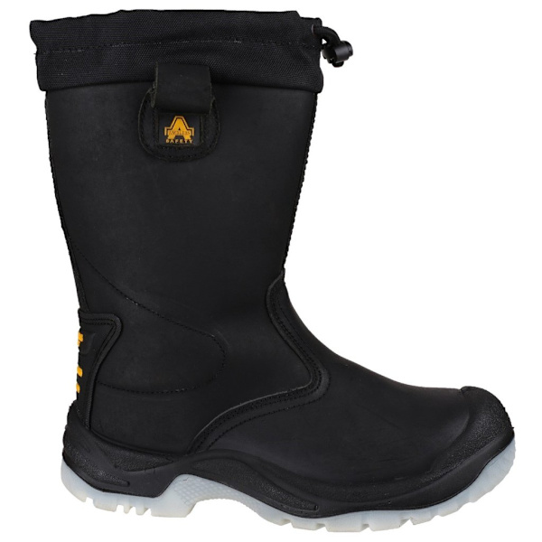 Amblers Steel FS209 Säkerhets Dragkedja / Herr Stövlar / Riggers Säkerhet Black 11 UK
