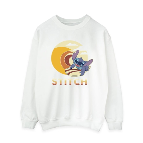 Disney Dam/Kvinnor Lilo & Stitch Summer Waves Sweatshirt XXL White XXL