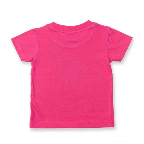 Larkwood Baby Plain T-Shirt 6-12 månader Fuchsia Fuchsia 6-12 Months