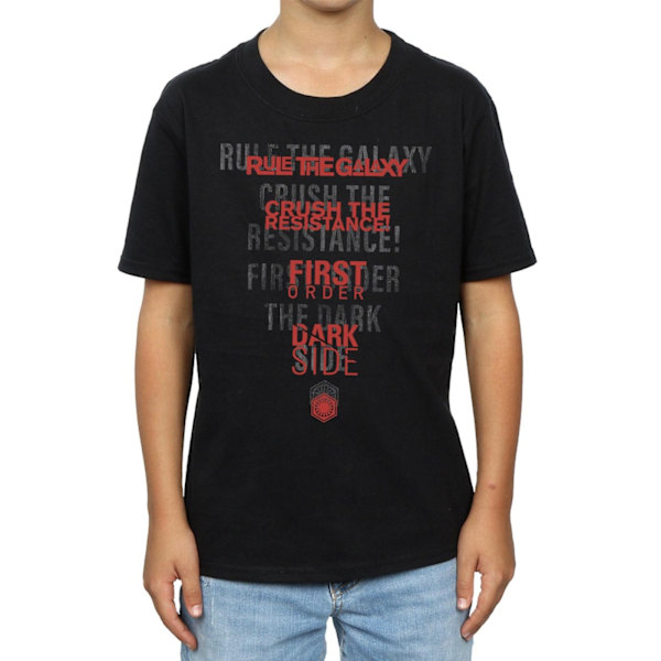 Star Wars Boys The Last Jedi Dark Side Echo T-shirt 5-6 år B Black 5-6 Years