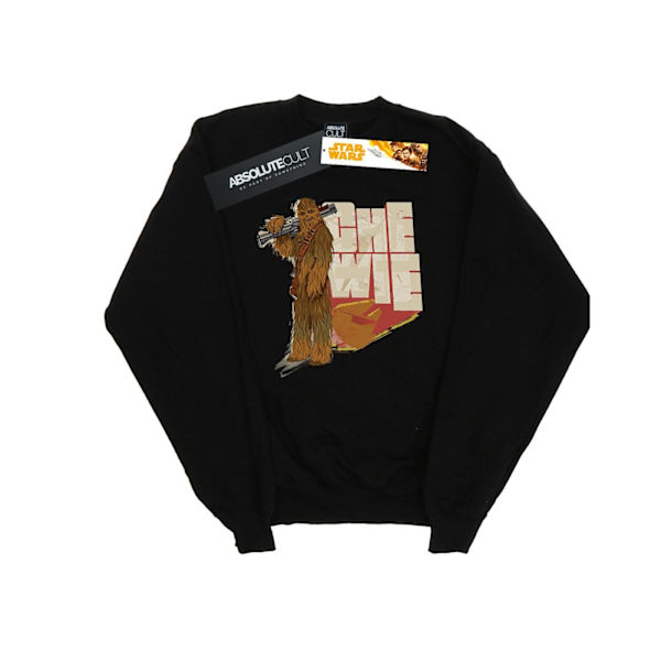Star Wars Solo Chewie Falcon Sweatshirt för män 4XL Svart Black 4XL