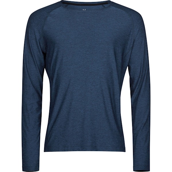 Tee Jays CoolDry långärmad crop t-shirt 3XL marinblå melerad Navy Melange 3XL