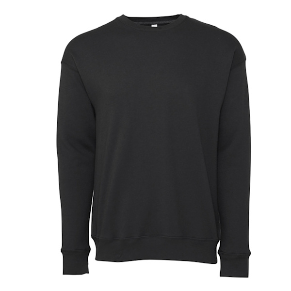 Bella + Canvas Unisex Vuxen Fleece Drop Shoulder Sweatshirt M D DTG Dark Grey M
