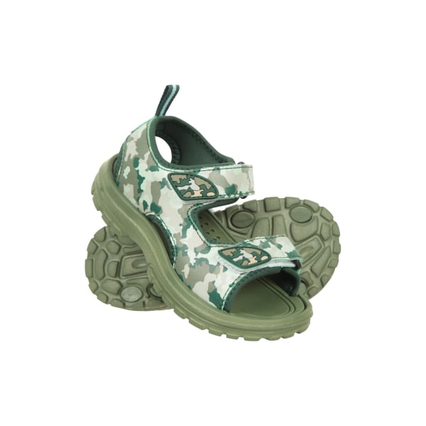 Mountain Warehouse Boys Camouflage Sandals 8 UK Child Green Green 8 UK Child