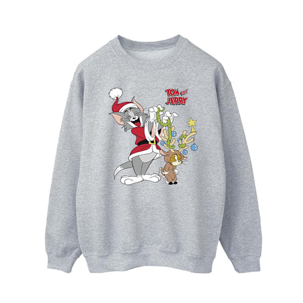Tom & Jerry Herr Jul Ren Sweatshirt 5XL Sports Grey Sports Grey 5XL