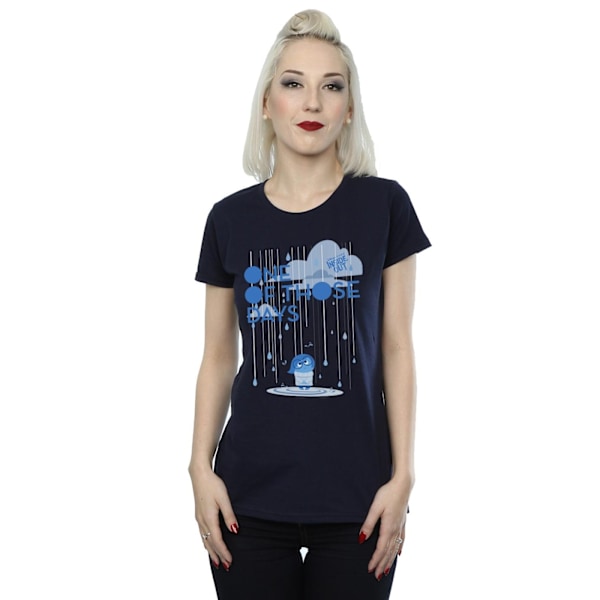 Disney Womens/Ladies Inside Out One Of Those Days Bomull T-Shir Deep Navy S