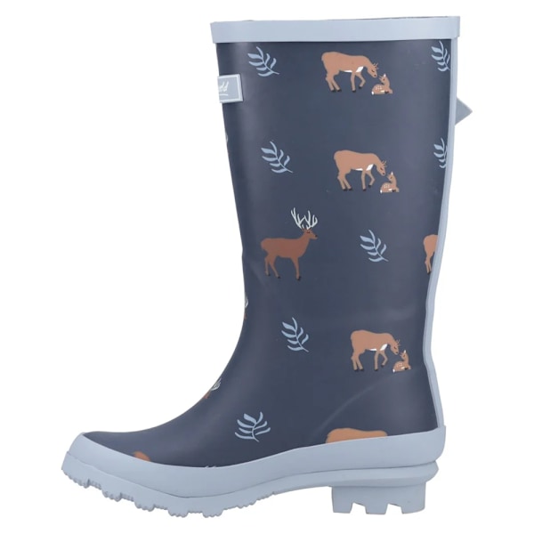 Cotswold Dam/Dam Woodland Deer Mid Cut Wellington Boots 6 Navy 6 UK